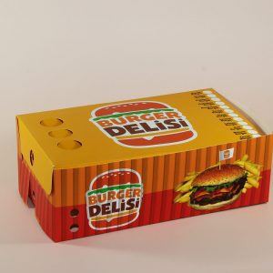 hamburger ince karton kutusu