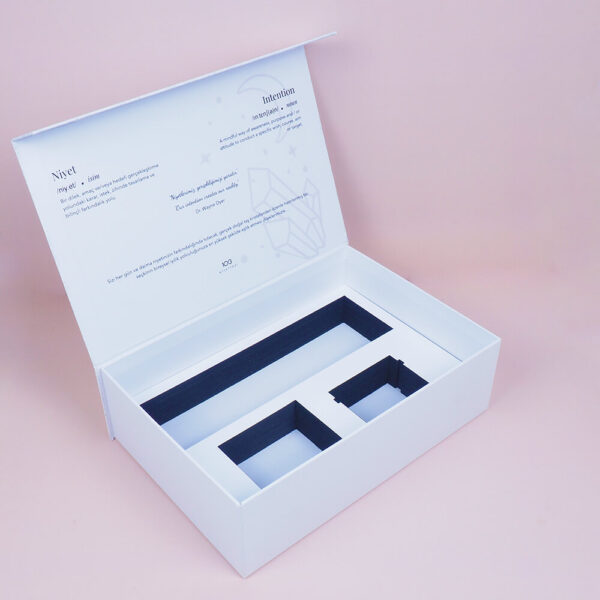 Mıknatıslı Mukavva Kutu - 108 Niyet Taşı Marka