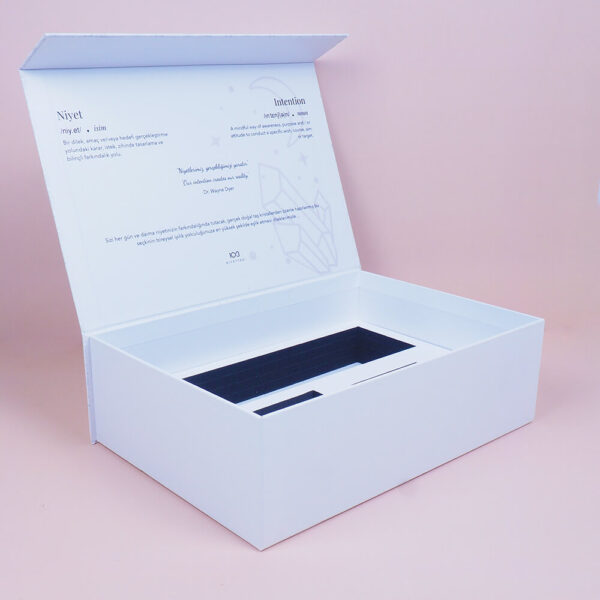 Mıknatıslı Mukavva Kutu - 108 Niyet Taşı Marka